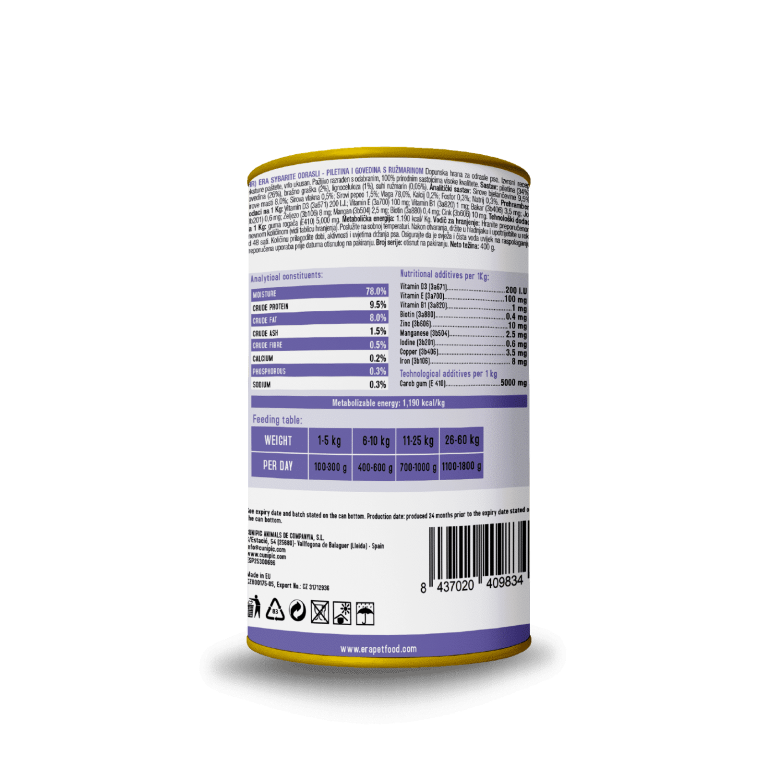 Era Sybarite Pollo y Carne 400g