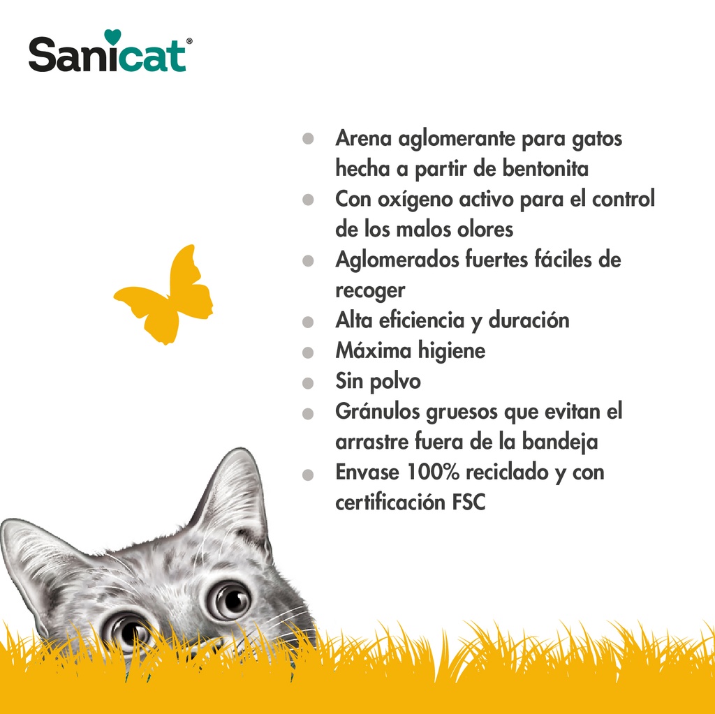 Sanicat Arena aglomerante Sanicat - Sin perfume 10L