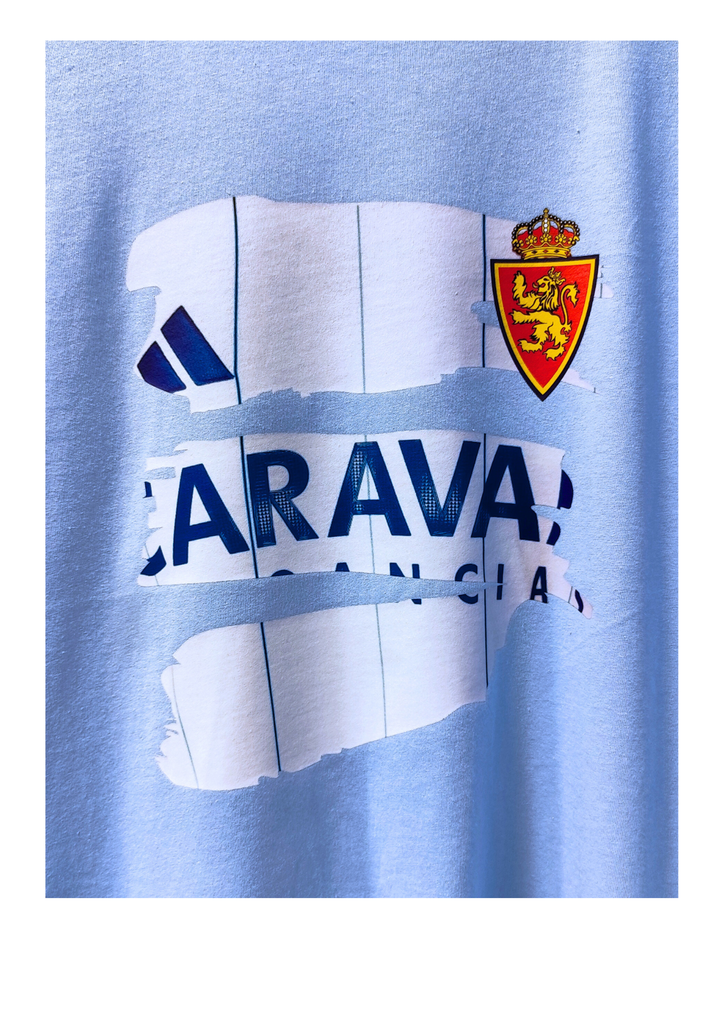 Rikku Guay Camiseta con Diseño Real zaragoza Rasgado.