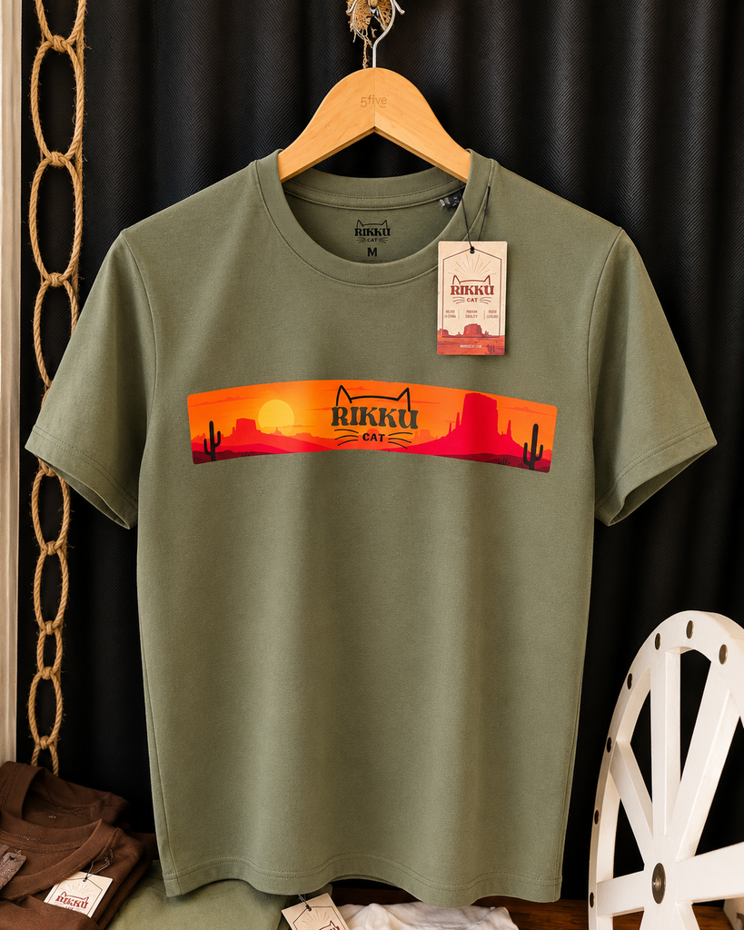 Rikku Cat, Camisetas estilo fit para hombre.