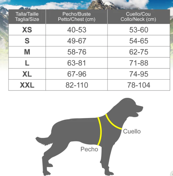 Arquivet Arnés Extreme Clásico Negro para Perro TS