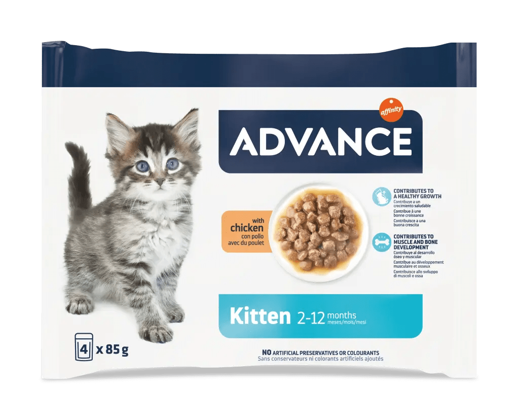 Advance Cat kitten Chicken Humedo
