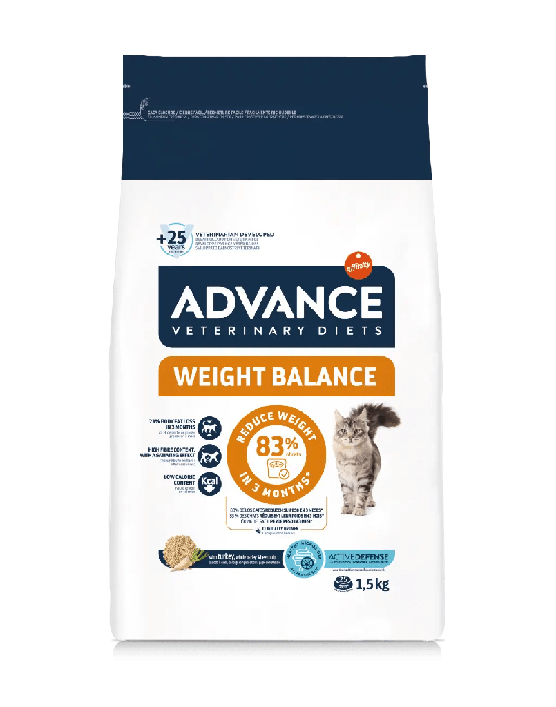 Advance Cat dieta veterinaria weight balance