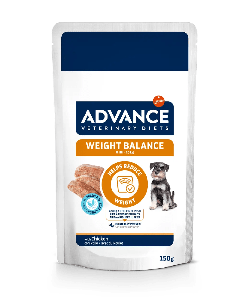 Advance Dog dieta veterinaria Humeda weight balance 150g