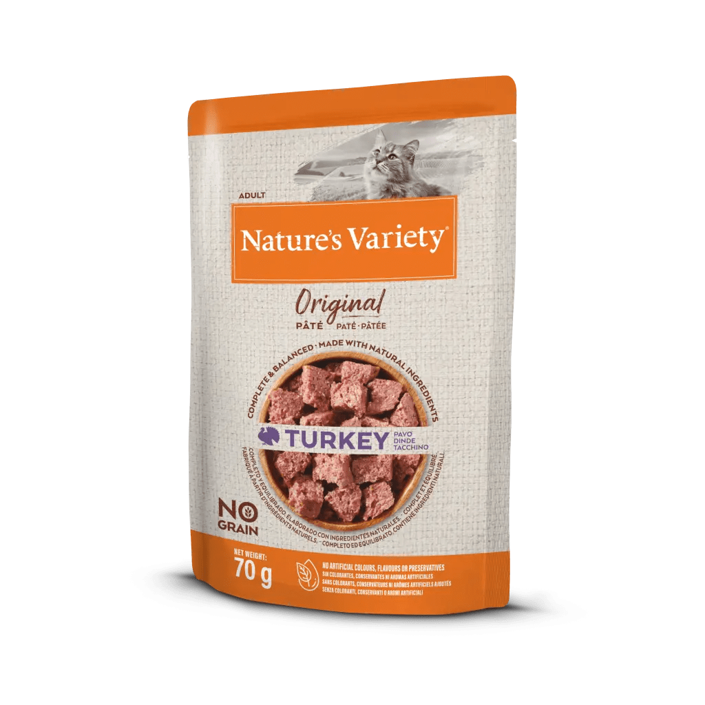 Nature´s Variety Cat Paté de Pavo 70g