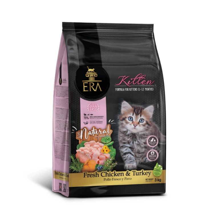 ERA Cat Kitten Pienso de pollo y pavo sin granos