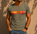 Rikku Cat, Camisetas estilo fit para hombre. (Verde)