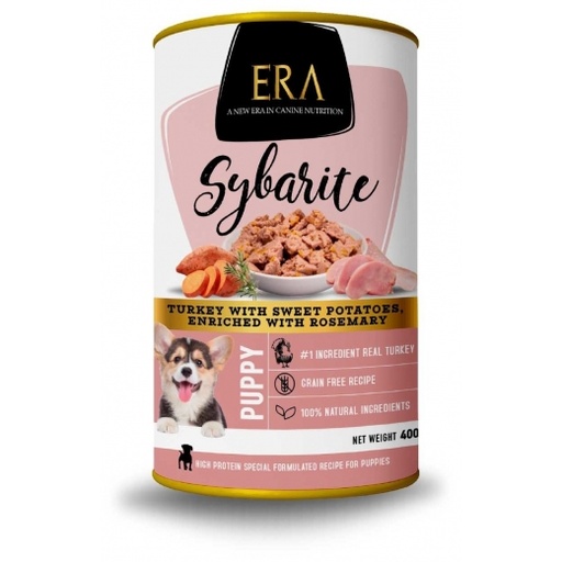 [10812] Era Sybarite Húmedo de Pavo con Batata para Cachorro 400g