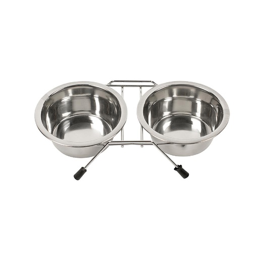 [10235] Duvo Soporte con Comedero de Acero S