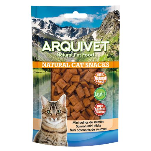 [10625] Arquivet Cat, snack palitos de salmón 50g