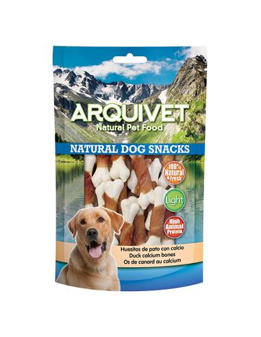 [10796] Arquivet Dog, snack huesitos de pato con calcio 100g