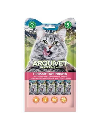 [11004] Arquivet Cat, Snack liquido atún y gambas 14g x 5