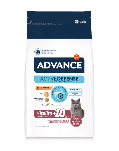 Advance Cat Vitality senior esterilizado 1.5k
