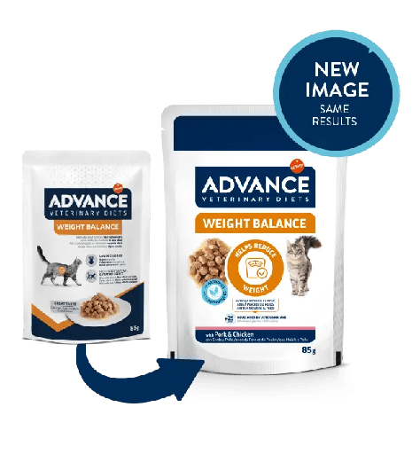 Advance Cat dieta veterinaria Humeda weight balance 85g