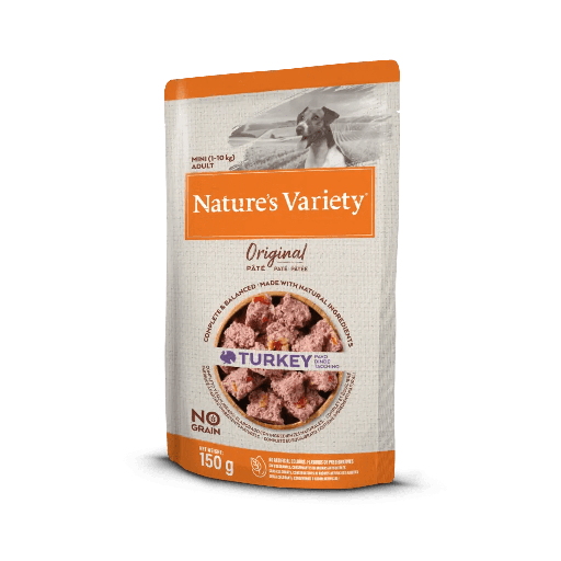 Nature´s Variety Dog mini Humedos de Pavo 150g