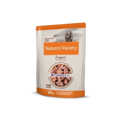 Nature´s Variety Dog Mediun Humedos de Pavo 300g