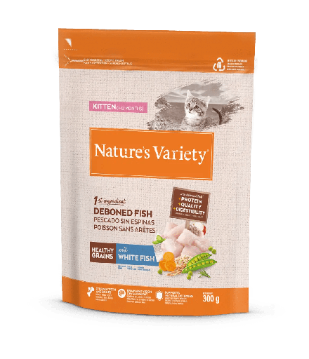 Nature´s Variety Cat Kitten Pescado blanco