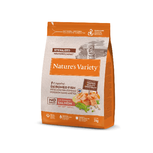 Nature´s Variety Cat Adulto esterilizado de Salmón sin granos