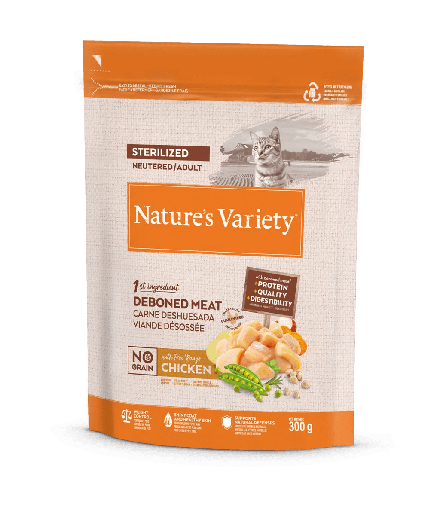 Nature´s Variety Cat Adulto esterilizado de Pollo sin granos