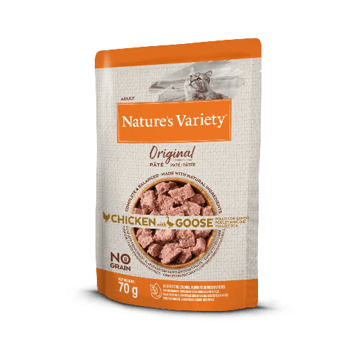 Nature´s Variety Cat Paté de pollo y ganso 70g