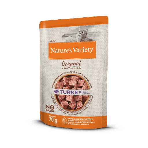Nature´s Variety Cat Paté de Pavo 70g