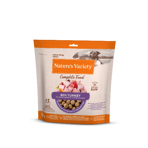Nature´s Variety Dog Complete food mini de Pavo 120g