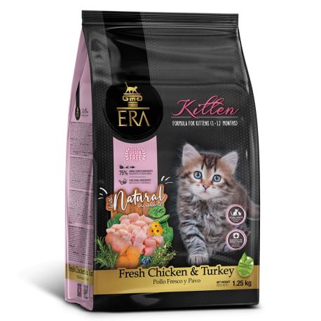 ERA Cat Kitten Pienso de pollo y pavo sin granos