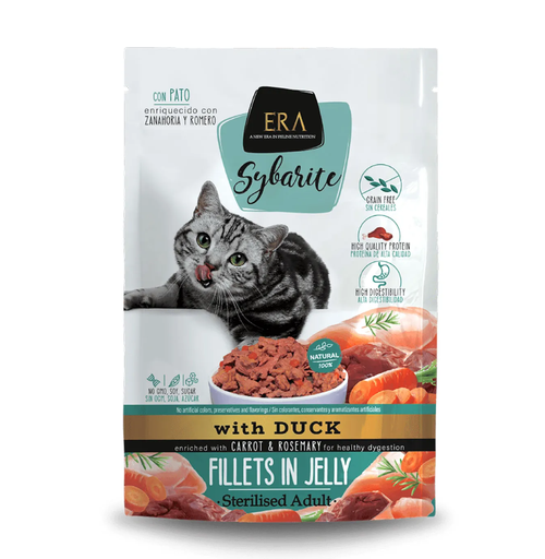 ERA Cat Sybarite Pato con Zanahoria y Romero 85g