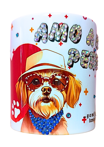Rikku Guay, Taza de Cerámica "Amo a mi Perro".