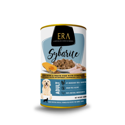 Era Sybarite Húmedo de Pollo y Pescado para Perro 400g