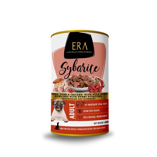 Era Sybarite Húmedo de Ternera, Cerdo y Pollo con Jabalí 400g
