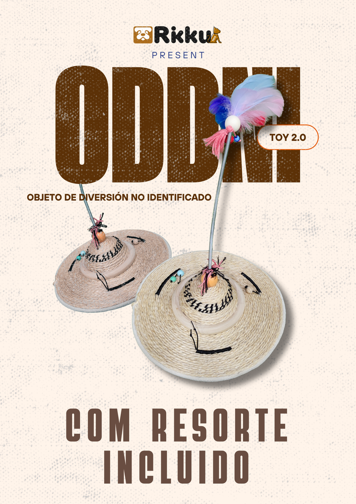 Rikku Toys Cat ODDNI (Objeto de diversión no identificado) 2.0 CON RESORTE